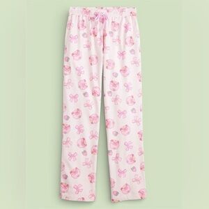 Strawberry Shortcake and Pink Bows Lounge Pants for Girls New with Tags